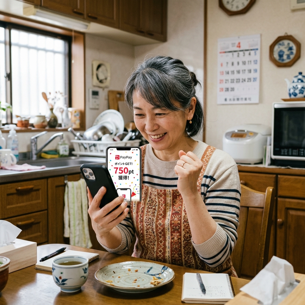 笑顔の女性