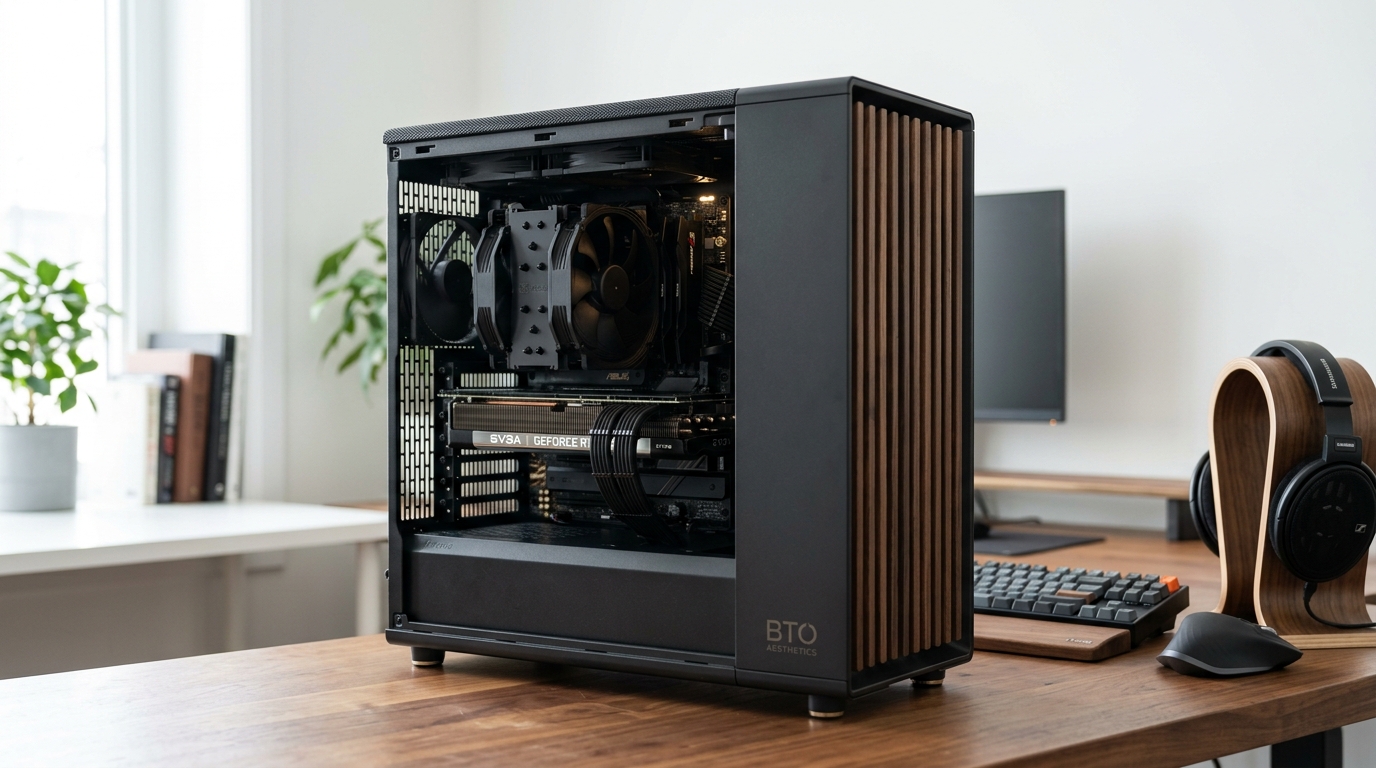 高級感のある静音設計のBTOゲーミングPC