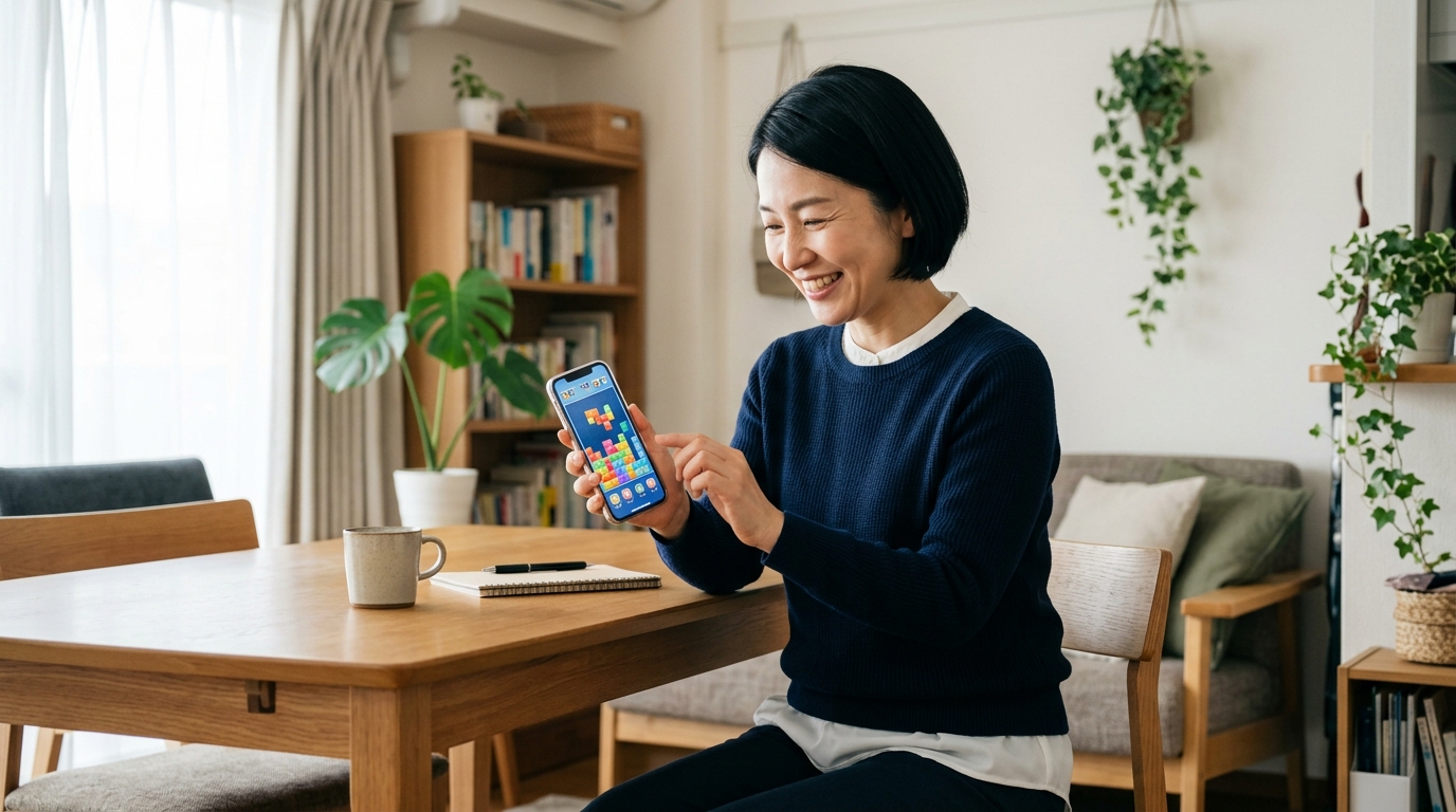 パズルと育成を同時に楽しむ