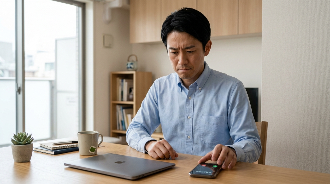 プライベート携帯番号への着信に戸惑うビジネスパーソン